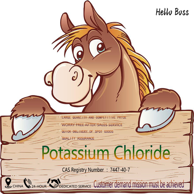99% Purity Potassium Chloride for Water Treatment and PVC Production